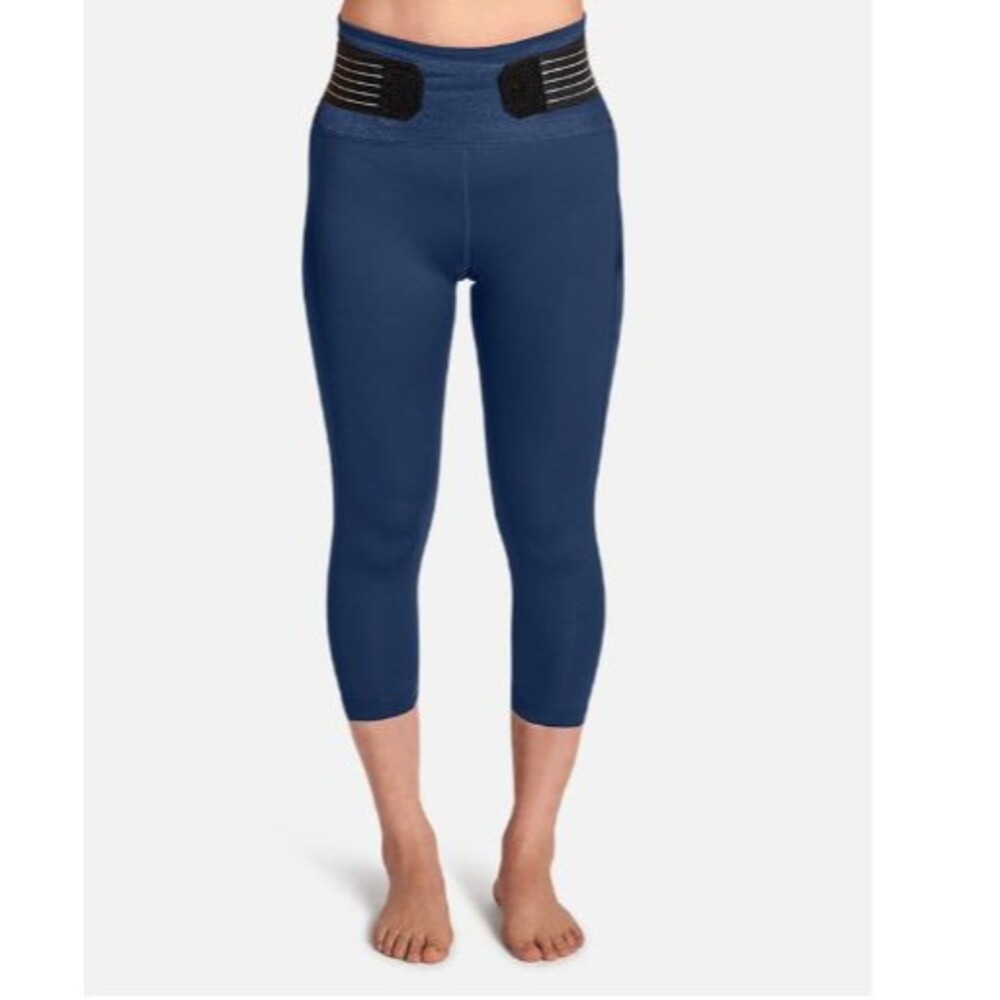 Tommie Copper Pro Grade Lower Back Support Navy Blue  Capri  Women's XL NEW